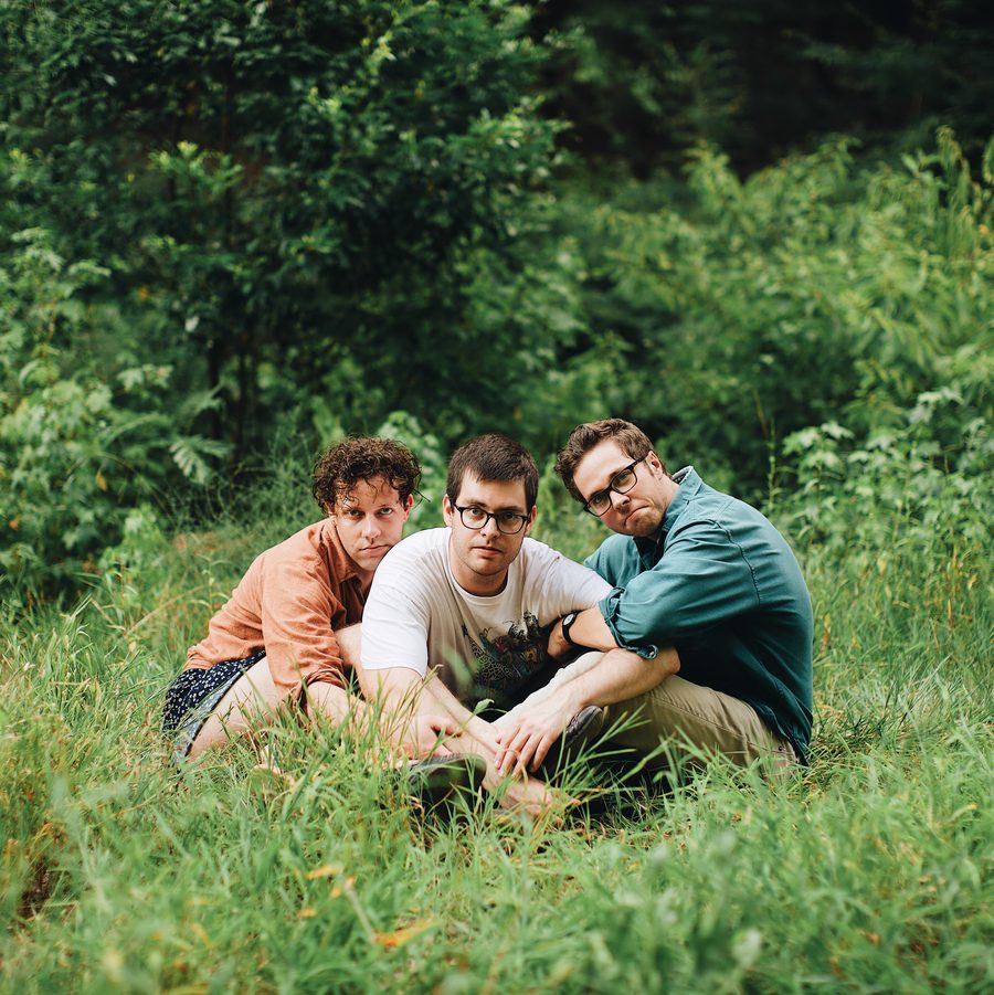 Adventureland sitting together in tall grass